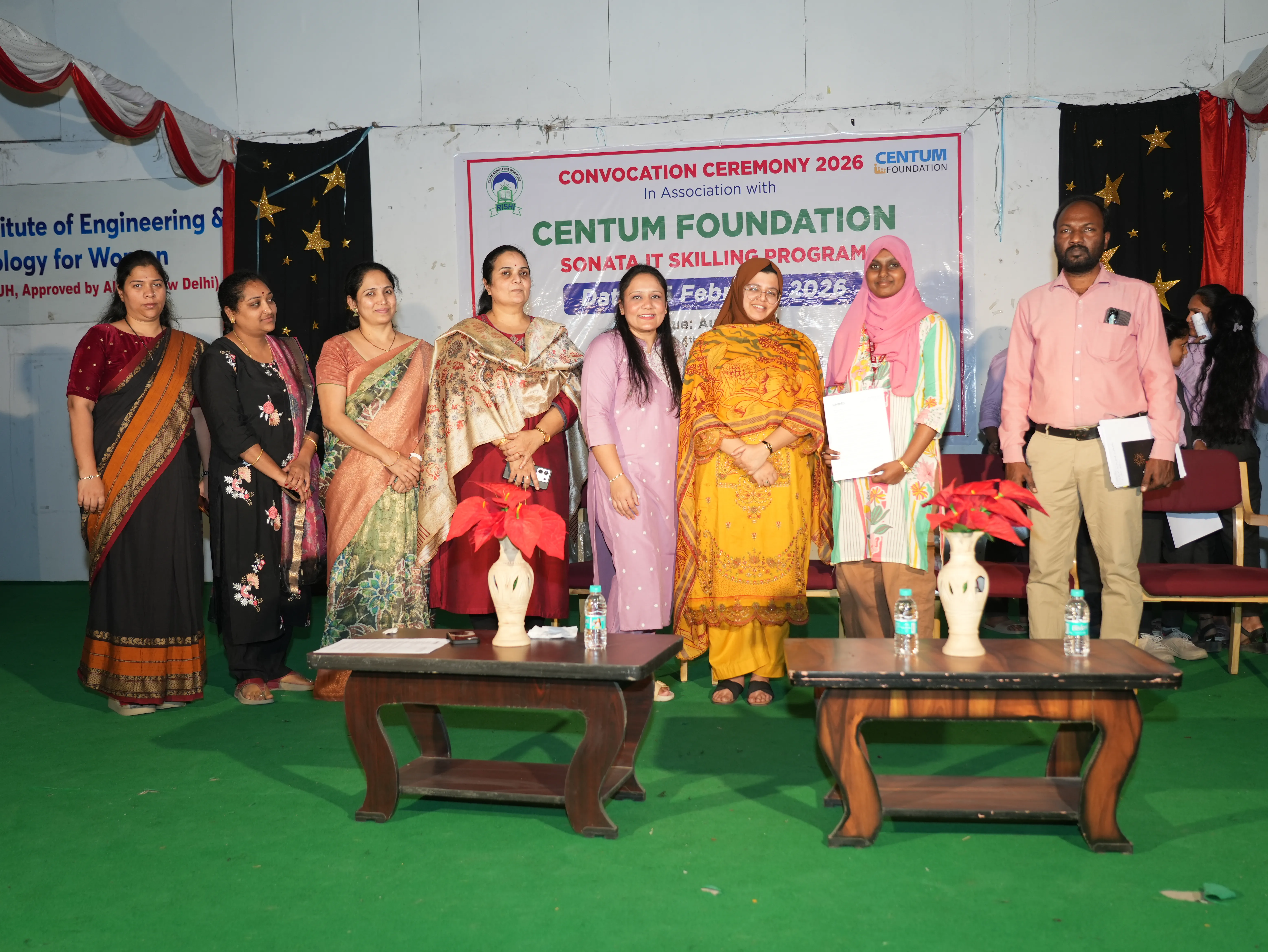 Convocation Ceremony of Sonata CSR through Centrum foundation for 4 th year students - RITW